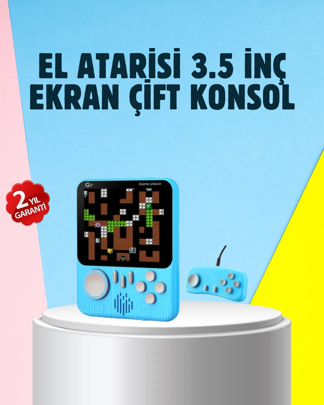 666 Klasik Oyunlu Mini Retro Konsol – Büyük Ekran Desteği