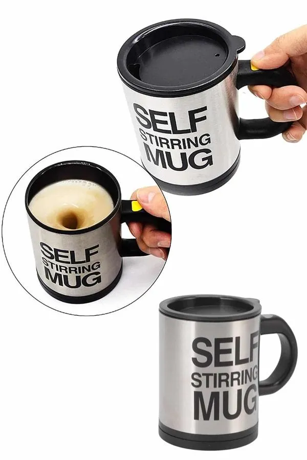 Karıştırıcı Özellikli Mikser Kupa Bardak Kompakt Taşınabilir Mug