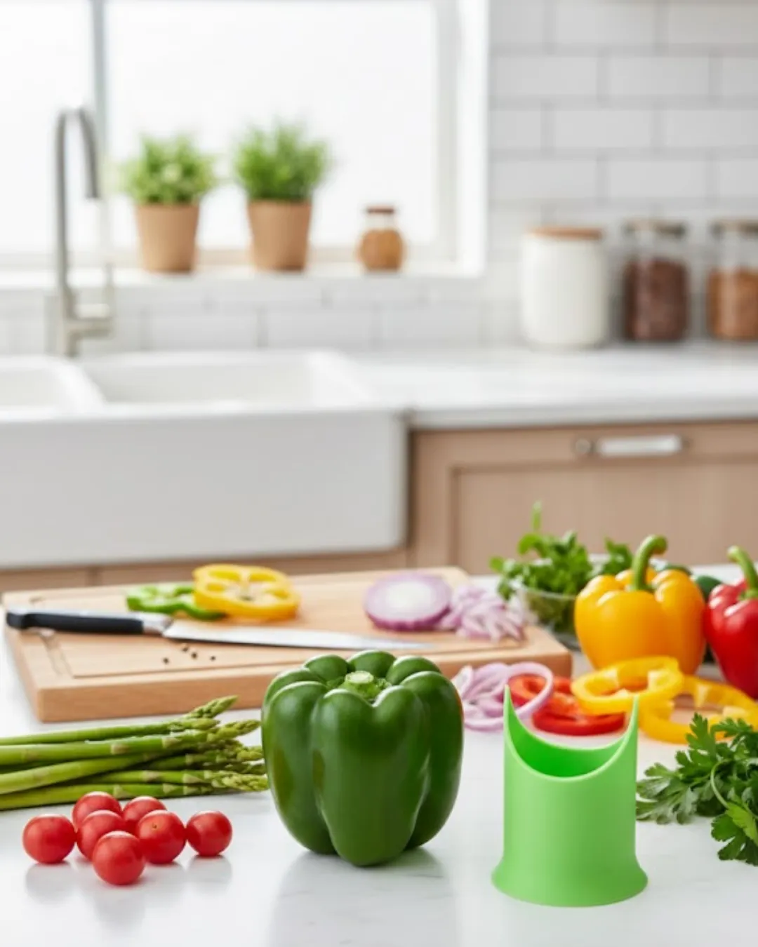 Biber ve Kabak İç Temizleyici Pratik Çekirdek Çıkarıcı Aparat