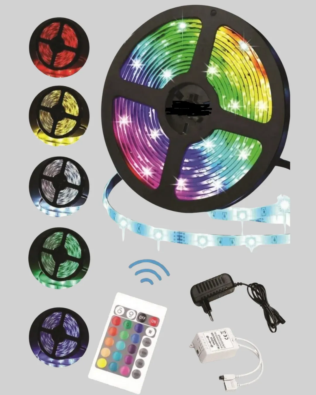 Pratik Kurulumlu 5 Metre Kumandalı Şerit LED