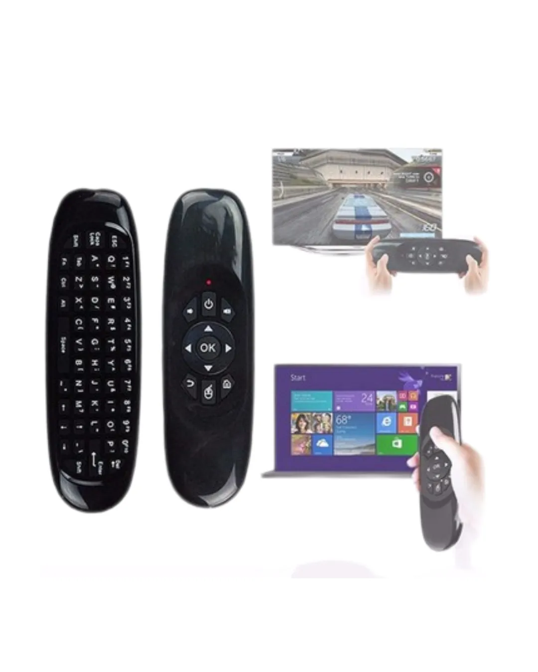 Android TV ve PC Uyumlu Kablosuz Hava Fareli Kumanda