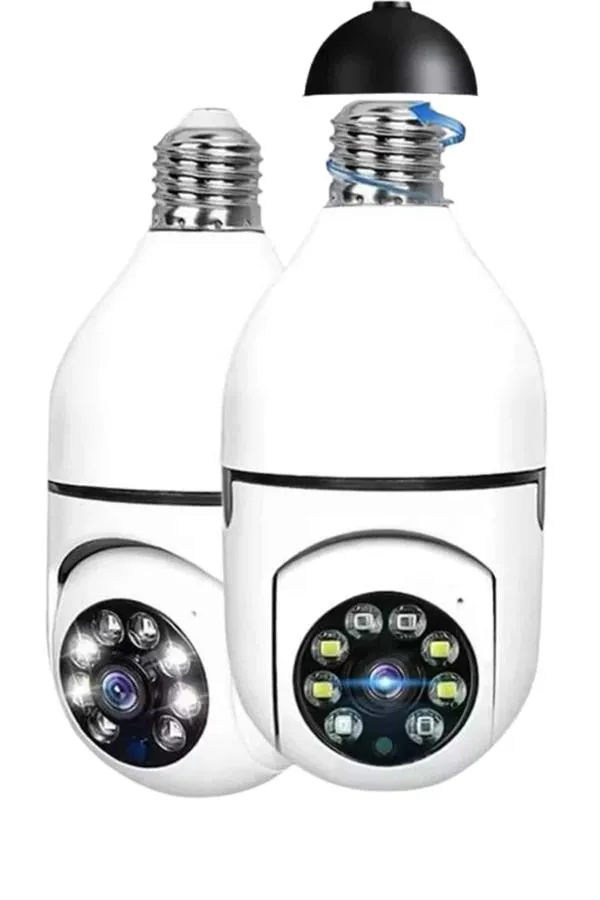 Ev Kamerası Wifi Kamerası Gece Görüşlü Akıllı Ampül Kamera