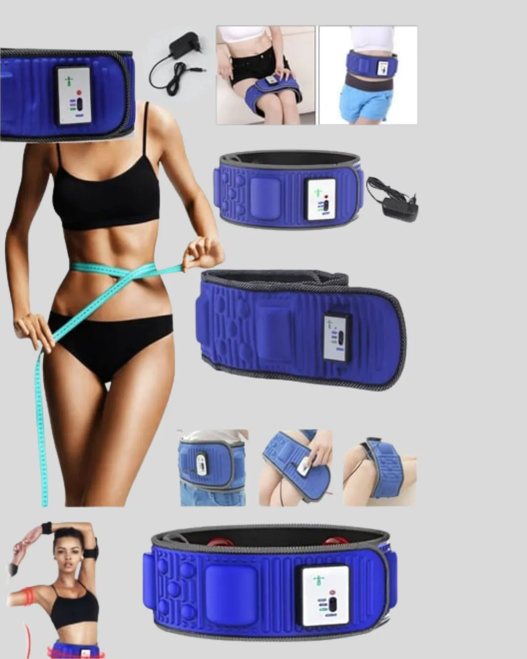 Unisex Titreşimli Masaj Aleti – Ayarlanabilir Hız ve Fonksiyonlu Kemer Tasarımı