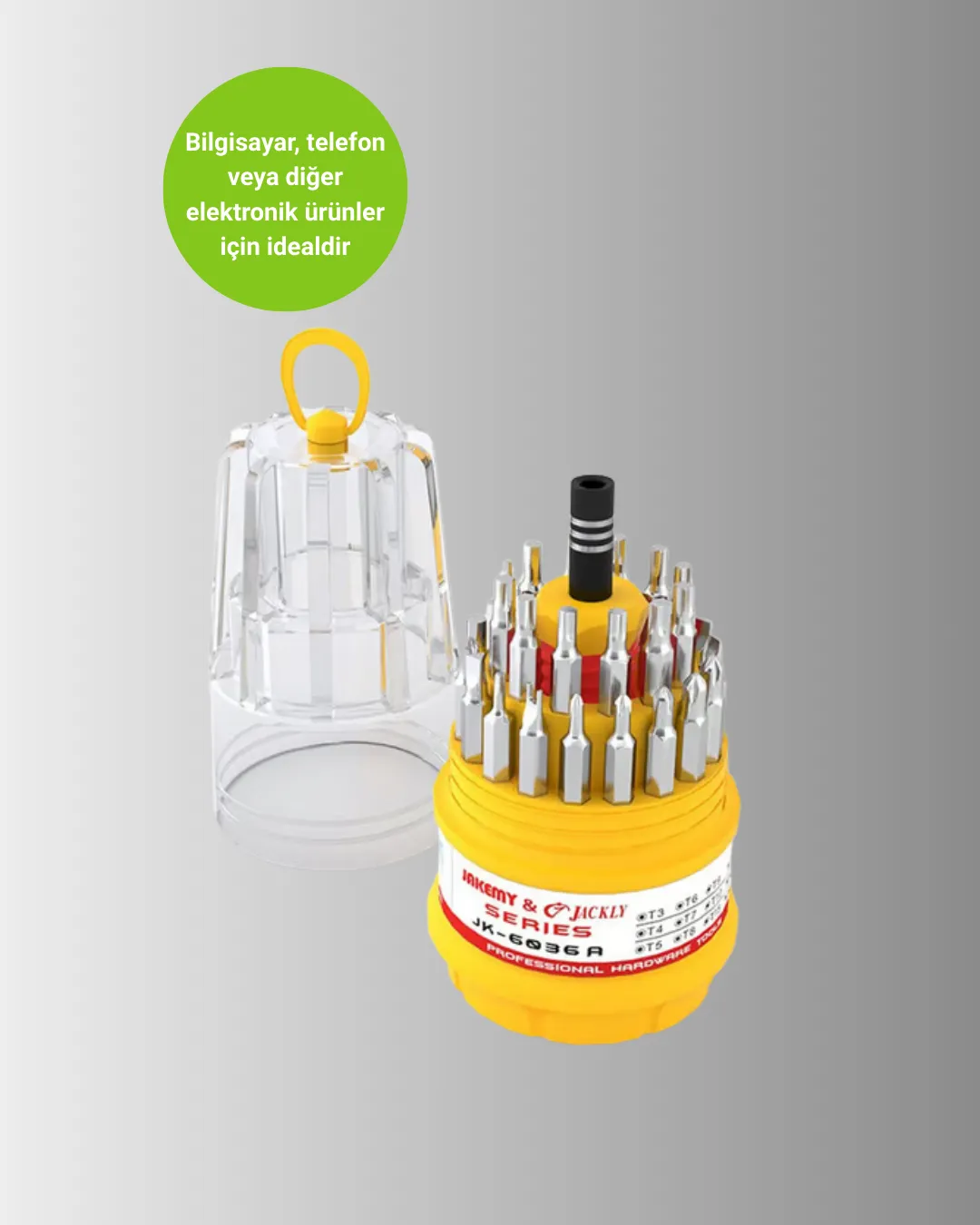 Çok Fonksiyonlu Tornavida Seti Telefon ve Bilgisayar Uyumlu