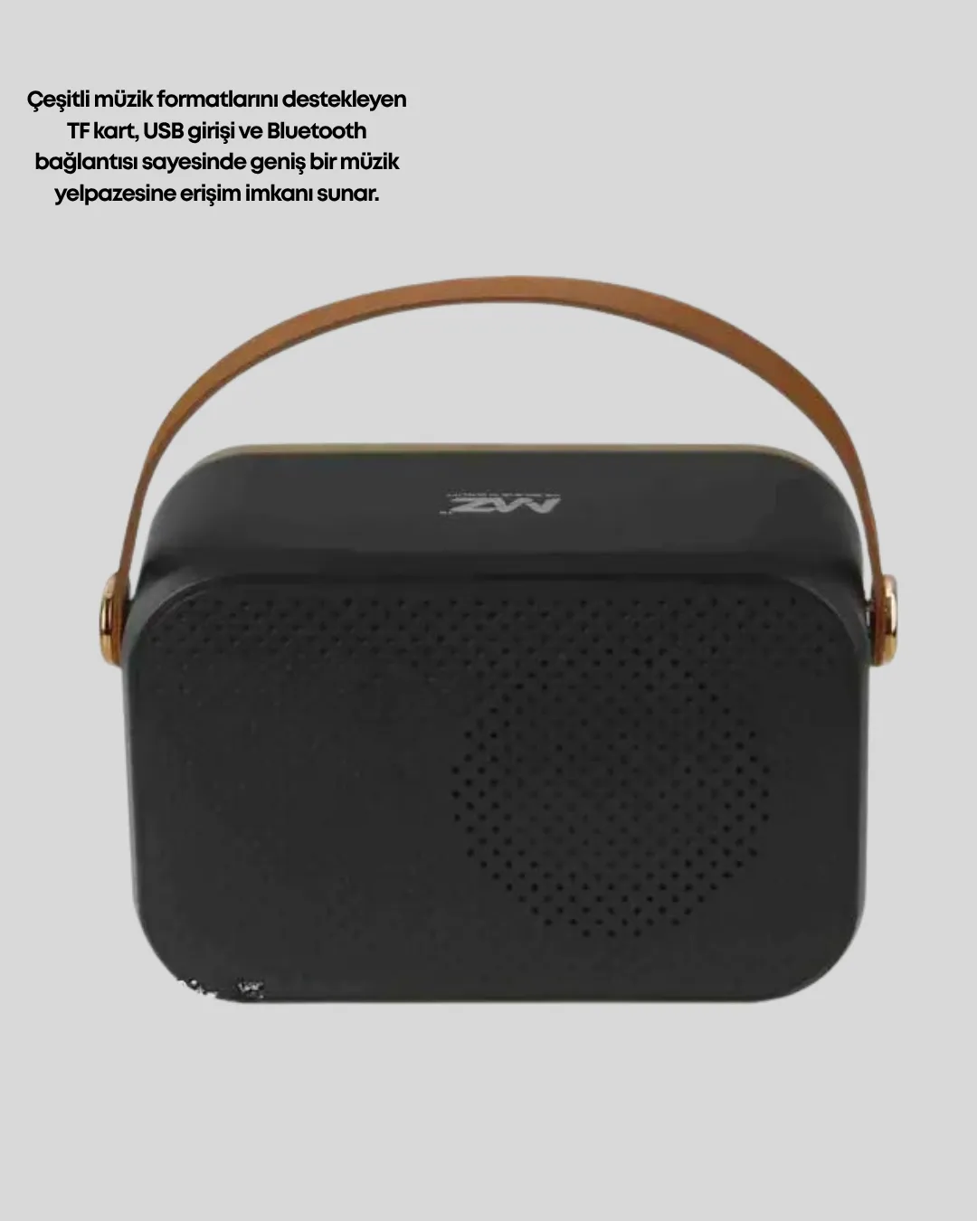 Vintage Bluetooth Radyo – TF Kart ve FM Destekli Taşınabilir Nostaljik Model