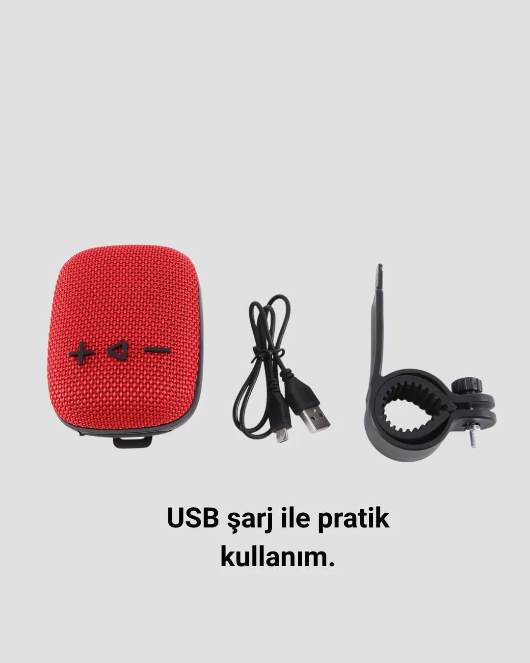Taşınabilir Bluetooth Hoparlör Suya Dayanıklı Kumaş Kaplama