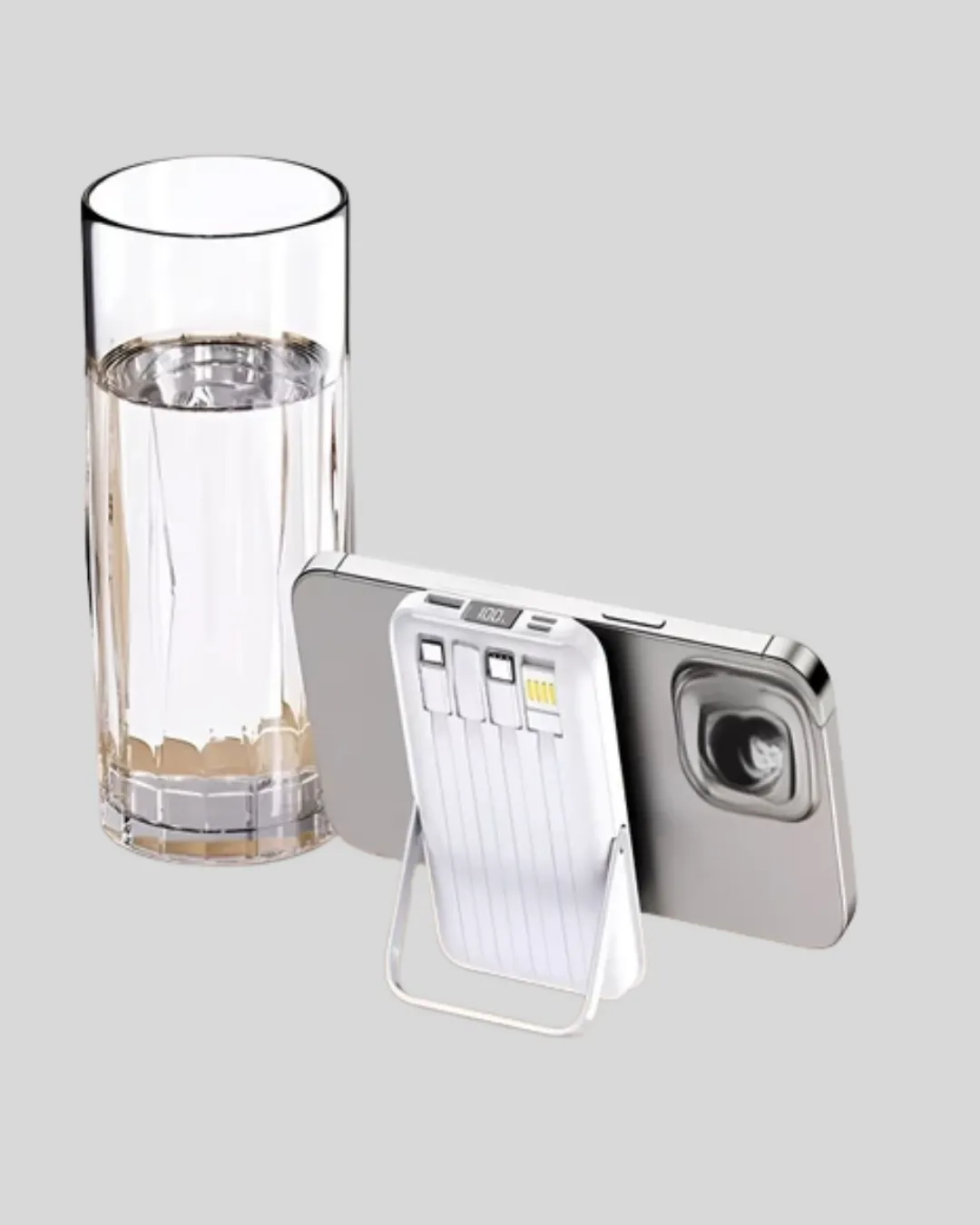 Kablosuz ve Kablolu Şarj Destekli Taşınabilir Powerbank