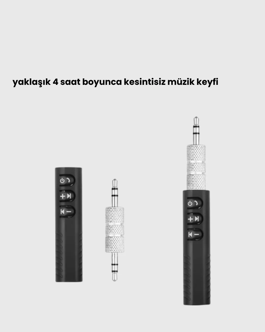 Hızlı Şarjlı Bluetooth Ses Alıcısı – Ev, Araç ve Ofis İçin