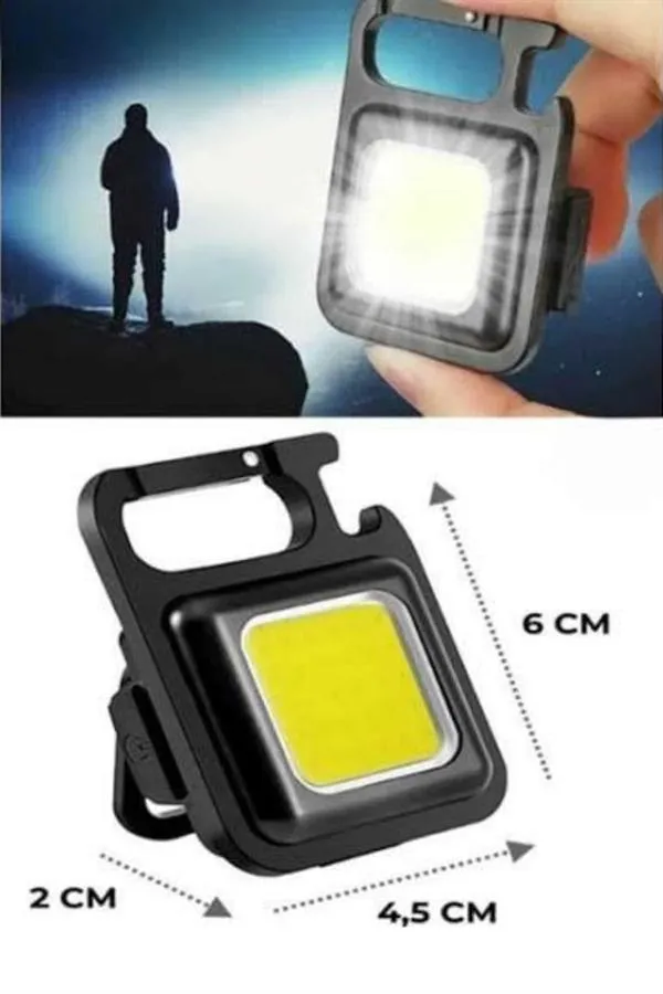 Mıknatıslı Parlak Led Işık 3 Fonksiyonlu Şarj edilebilir Ledli Mini Taşınabilir