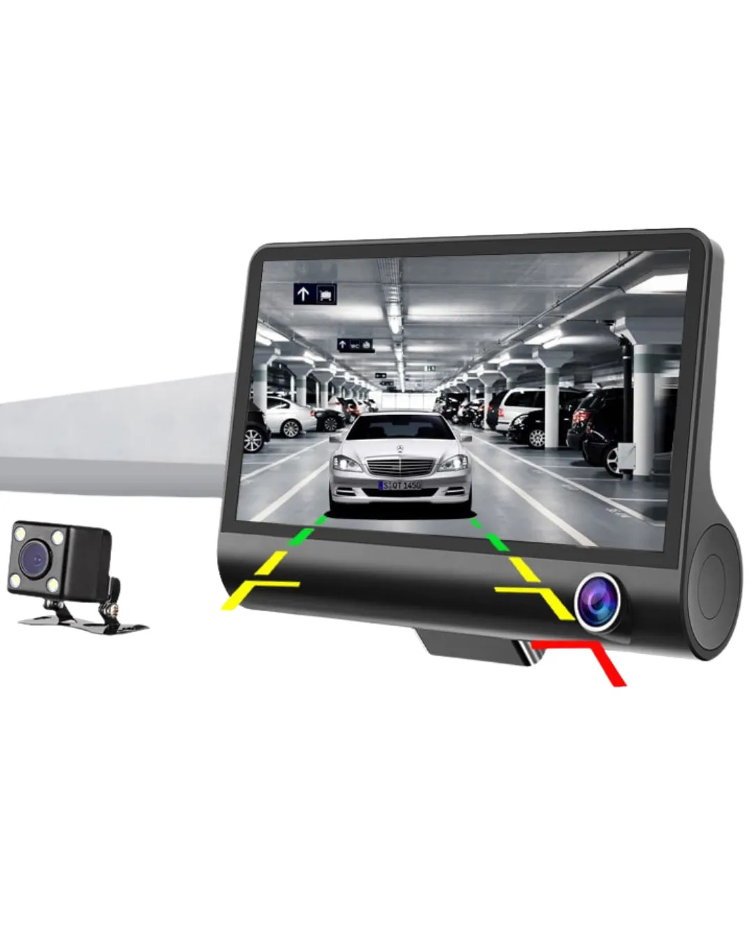 Çift Lens Araç Güvenlik Kamerası G Sensörlü Full HD