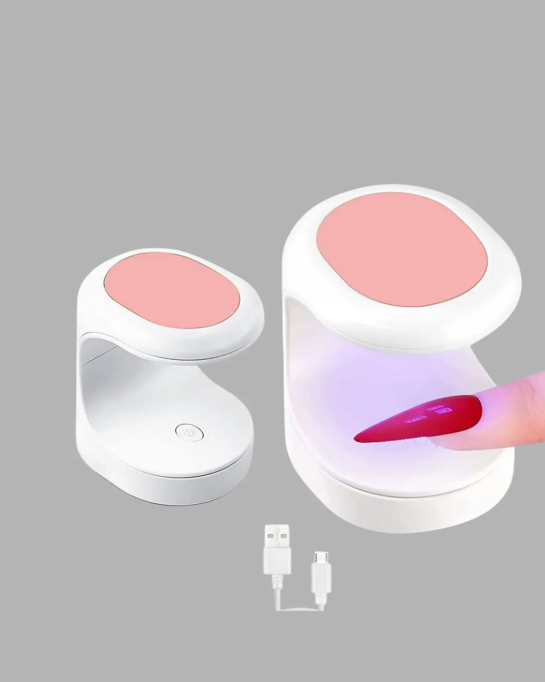 Tırnak Matkabı ve LED Oje Kurutucu 2’li Profesyonel Bakım Seti