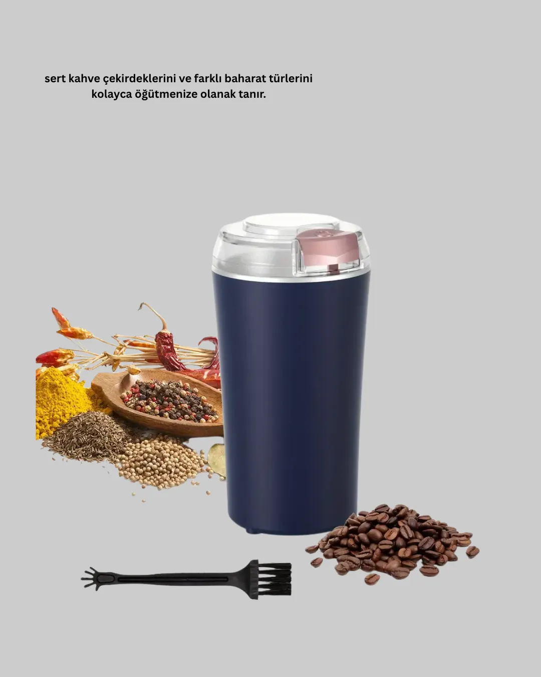 Paslanmaz Çelik Otomatik Öğütücü Kolay Temizlenebilir Yedek Bıçaklı