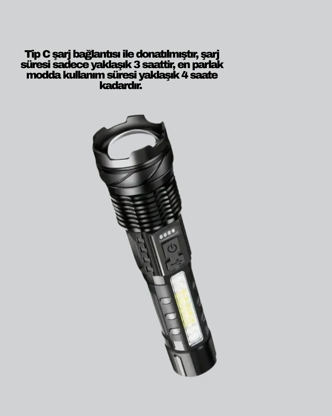 Outdoor ve Acil Durum İçin Güçlü LED El Feneri