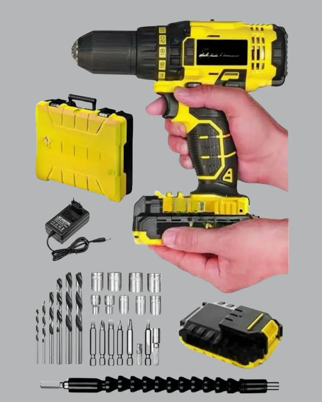 Çift Bataryalı 12V Akülü Matkap | 10 mm Metal, 20 mm Ahşap Delme Kapasitesi