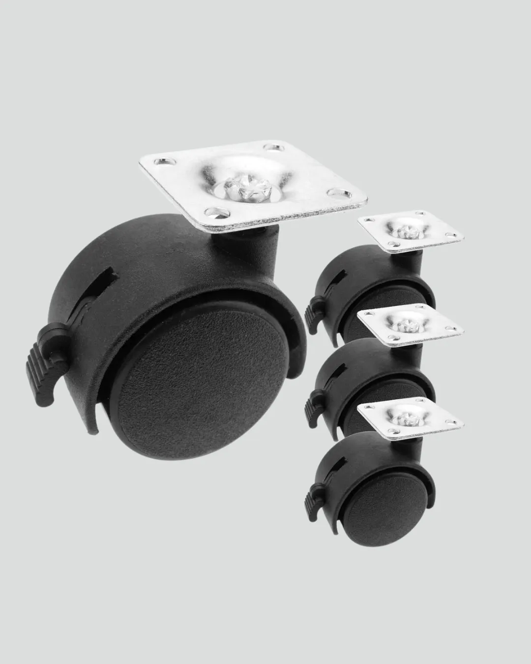 6 cm Kilitli Tekerlek Ayak 4 Adet Sehpa ve Ekipman Uyumlu