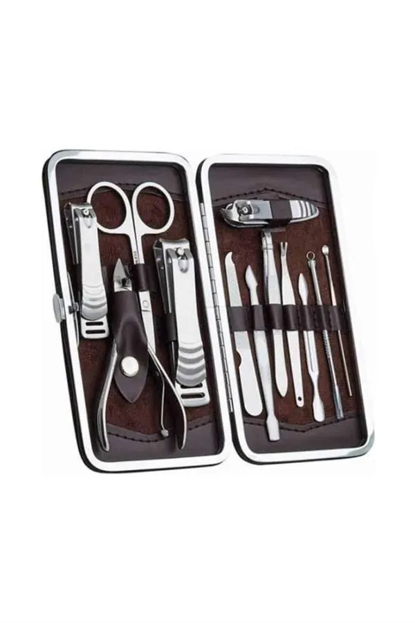 12 Parça El Ayak Temizleme Pense Kir Temizleme Aparatı Kaş Cımbızı