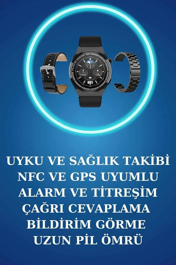 Akıllı Saat ve Kulaklık Seti Bildirim Görme Arama Cevaplama ANC Özelliği