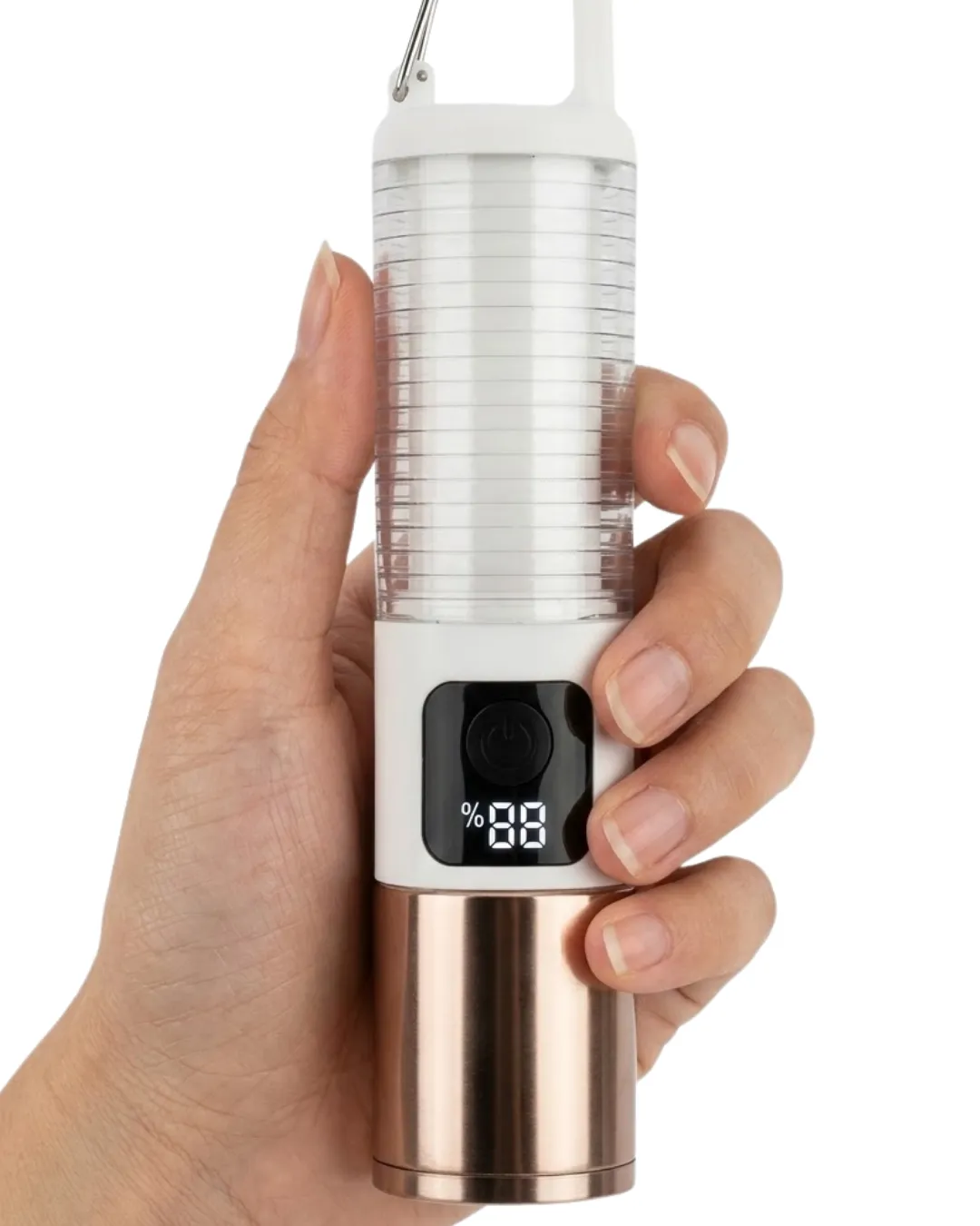 Taşınabilir LED Kamp Feneri USB Şarjlı Yüksek Parlaklık 500 Lümen Güç Göstergeli