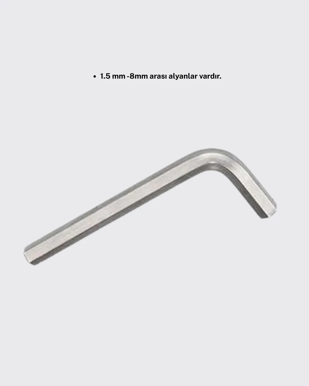 9 Parça Alyan Anahtar Seti Bisiklet Mobilya ve Otomotiv Uyumlu