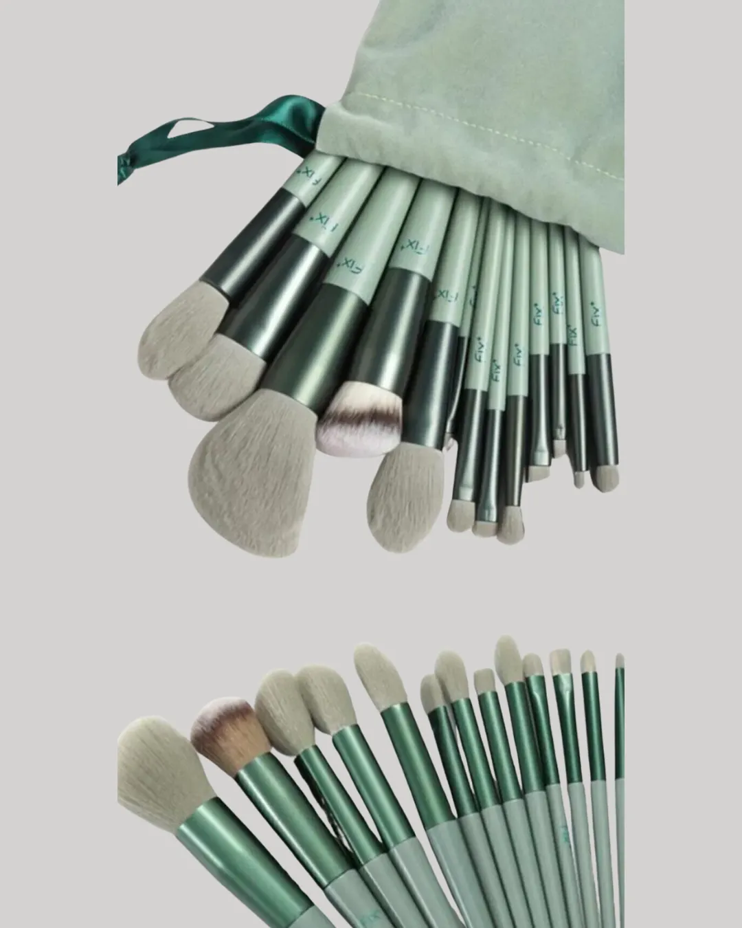 Profesyonel Kullanıma Uygun 13 Parça Makyaj Fırçası Takımı Fiber Kıllı