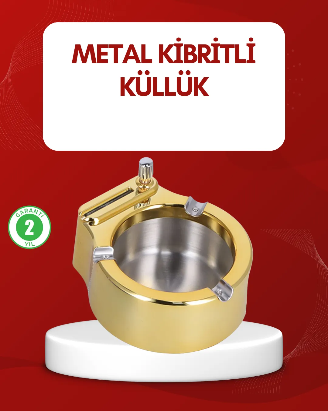 Metal Küllük Gizli Ateşleme Sistemli Şık Tasarım