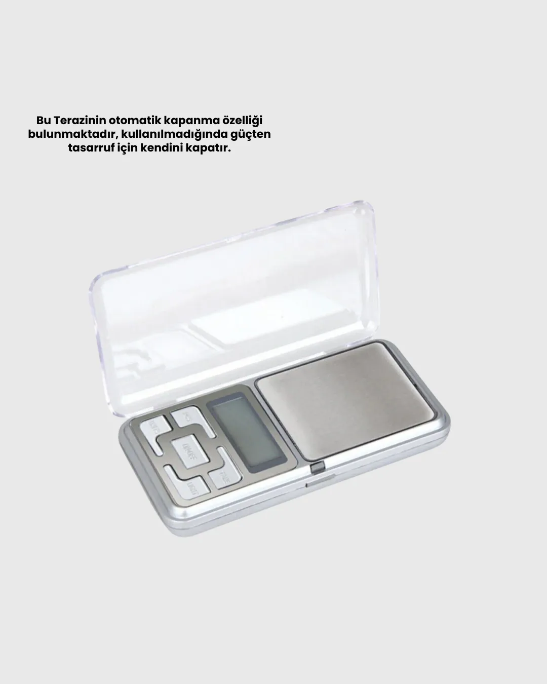 Hassas Tartım İçin Dijital Cep Terazisi Sayma Modlu