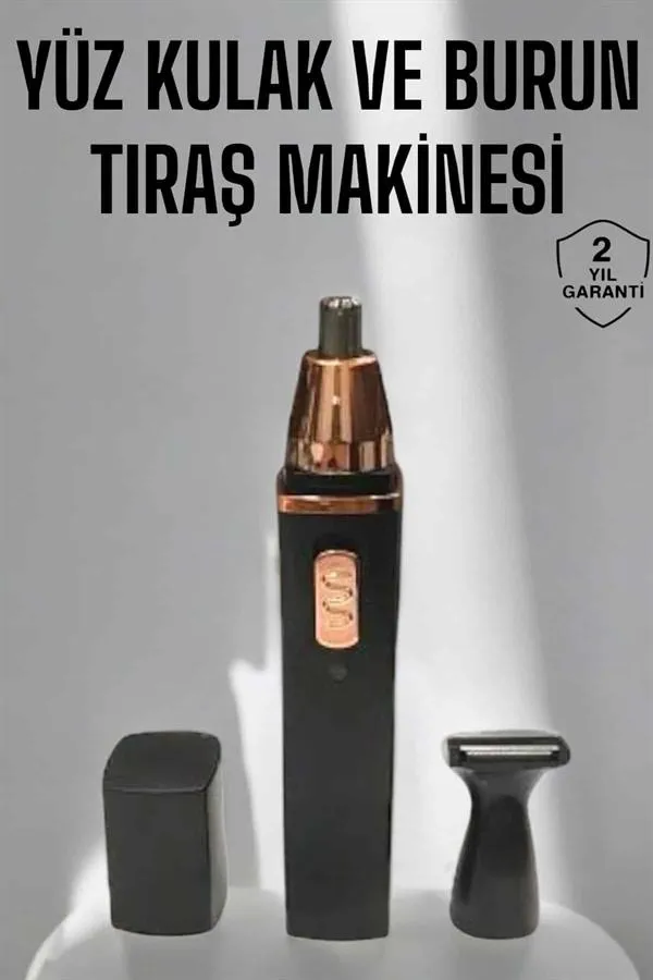 Tıraş Makinesi Kulak Burun ve Yüz Temizleyici Şarjlı Mini