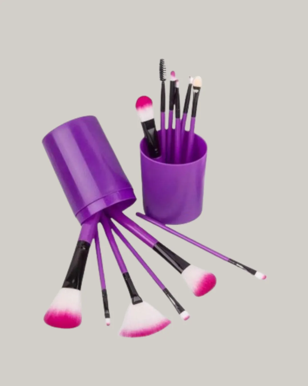 12’li Makyaj Fırça Seti Fondöten Allık Far Karıştırma İçin Tam Uyumlu