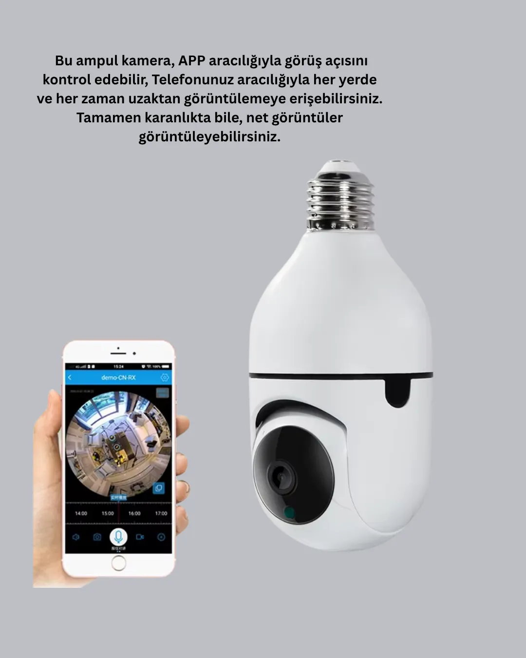 Hareket Algılama Özellikli IP Kamera – Gece ve Gündüz Takip İçin Uygun