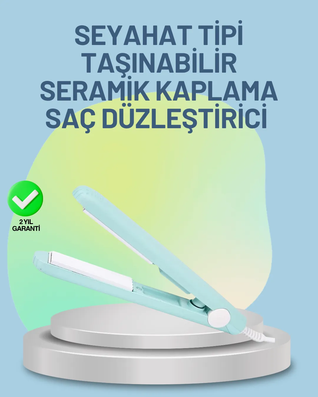 30 Saniyede Isınan PTC Teknolojili Saç Şekillendirici – Sabit Isı Kontrollü, Hızlı Performans