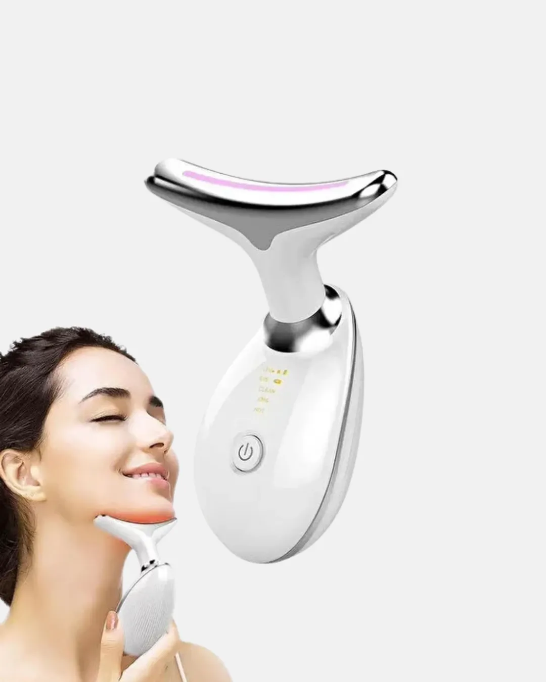 Boyun ve Gıdı Toparlayıcı EMS Cilt Sıkılaştırıcı 7000 Titreşim Isı Terapisi