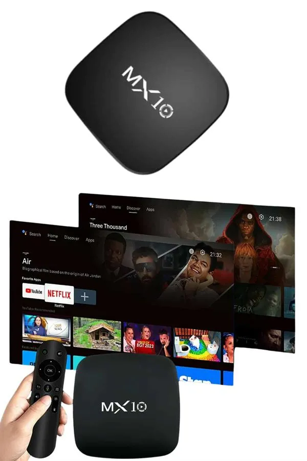 2.4G Wifi Tv Box Medya Oynatıcı TV Uyumlu MX Box Kutusu Android TV