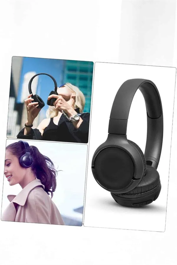 Kulak Üstü Kablosuz Bluetooth Kulaklık Gürültü Önleyici Ayarlanabilir