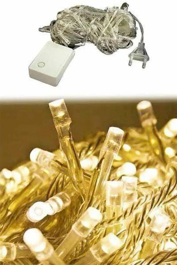 Fişli 10 Metre Günışığı Led Işık 3 Aydınlatma Modlu Dekoratif Ortam Aydınlatması