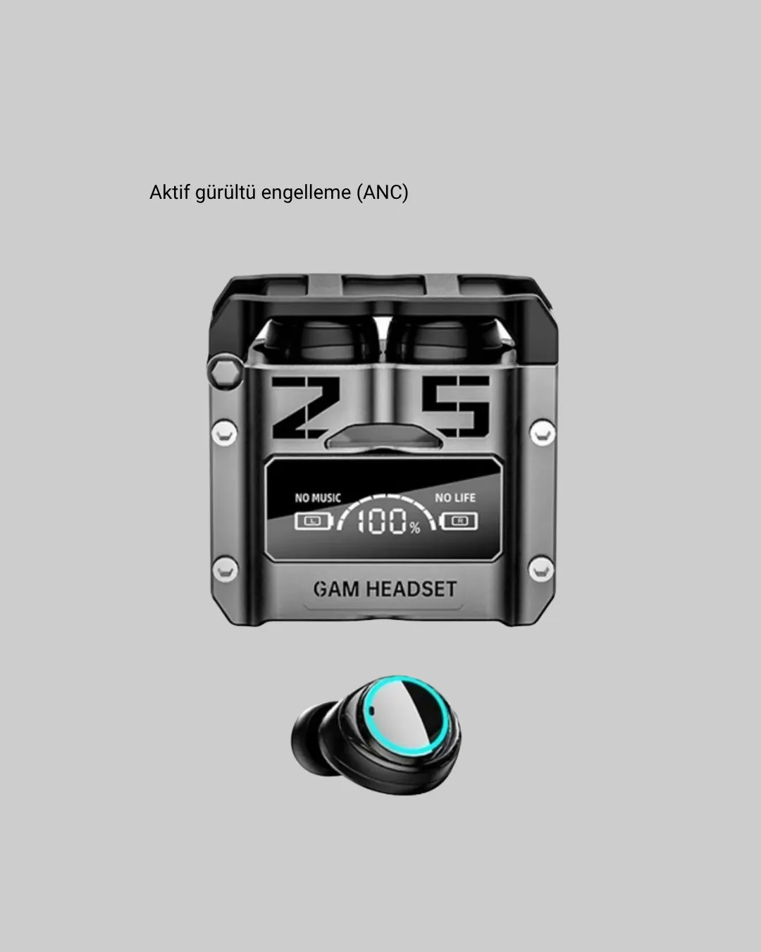 Bluetooth 5.3 Kablosuz Kulaklık – Ultra HD Ses Kalitesi, Gürültü Engelleme