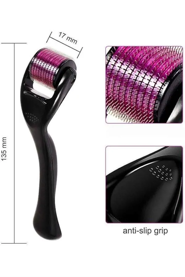 540 Iğneli Derma Roller 1Mm Titanyum Uçlu Saç Kaş Serum Kullanımına Uygun