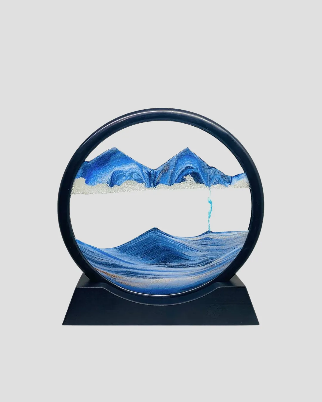 Şeffaf Dekoratif Kum Saati – Dayanıklı Gövde, Minimalist Stil, Masa ve Vitrin Aksesuarı