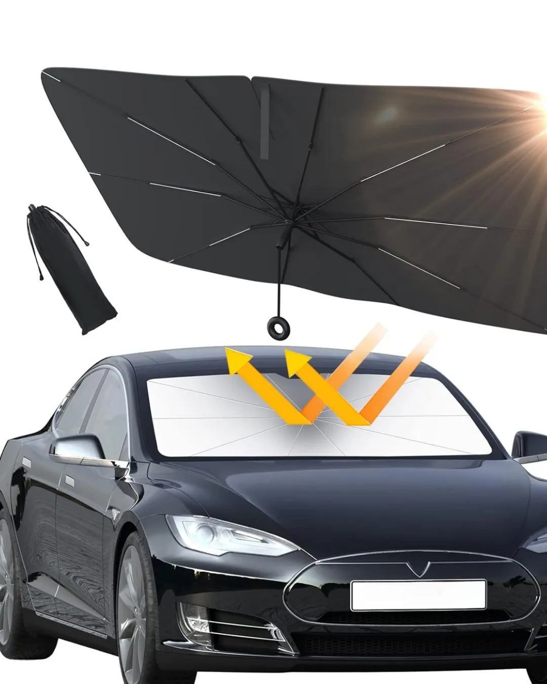 Citroen C-Elysee, Fiat Albea, Renault Thalia, Hyundai Accent Era, Ford Fusion Uyumlu Oto Şemsiye