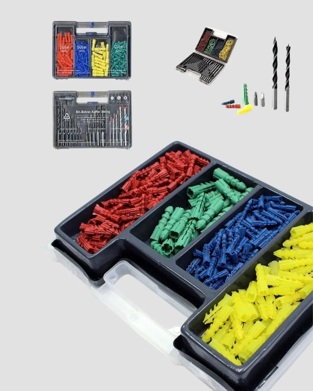 Matkap Ucu Seti Organizerli Çok Amaçlı Delme Uçları