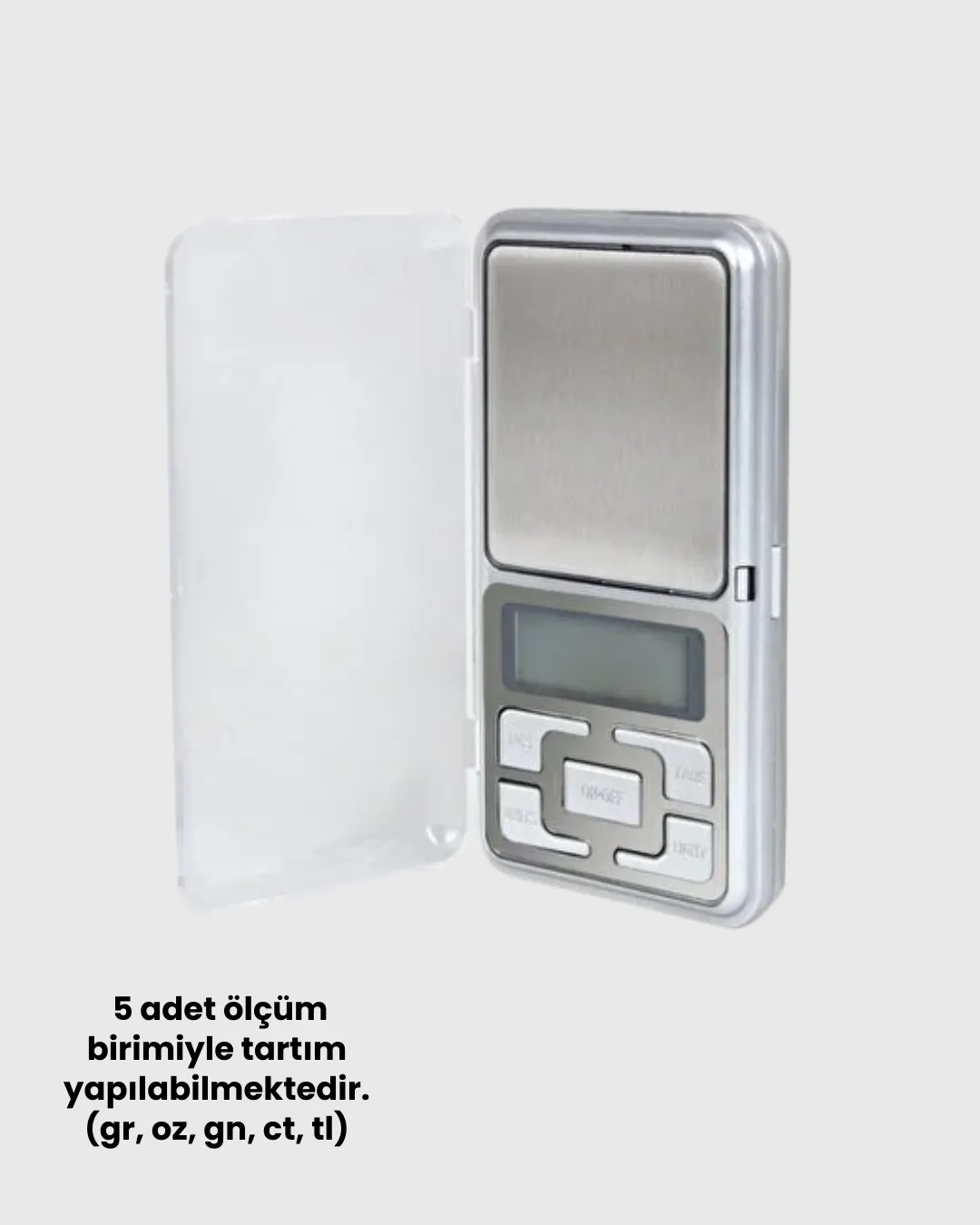 Hassas Tartım İçin Dijital Cep Terazisi Sayma Modlu