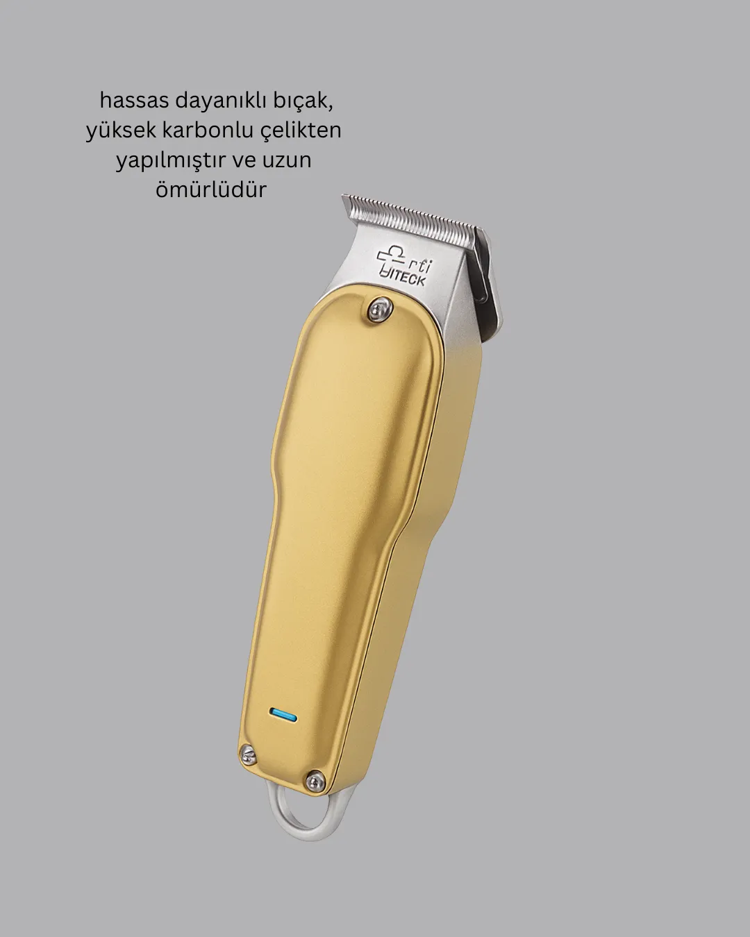 Profesyonel Saç ve Sakal Kesme Tıraş Makinesi USB Şarjlı Güçlü Motorlu