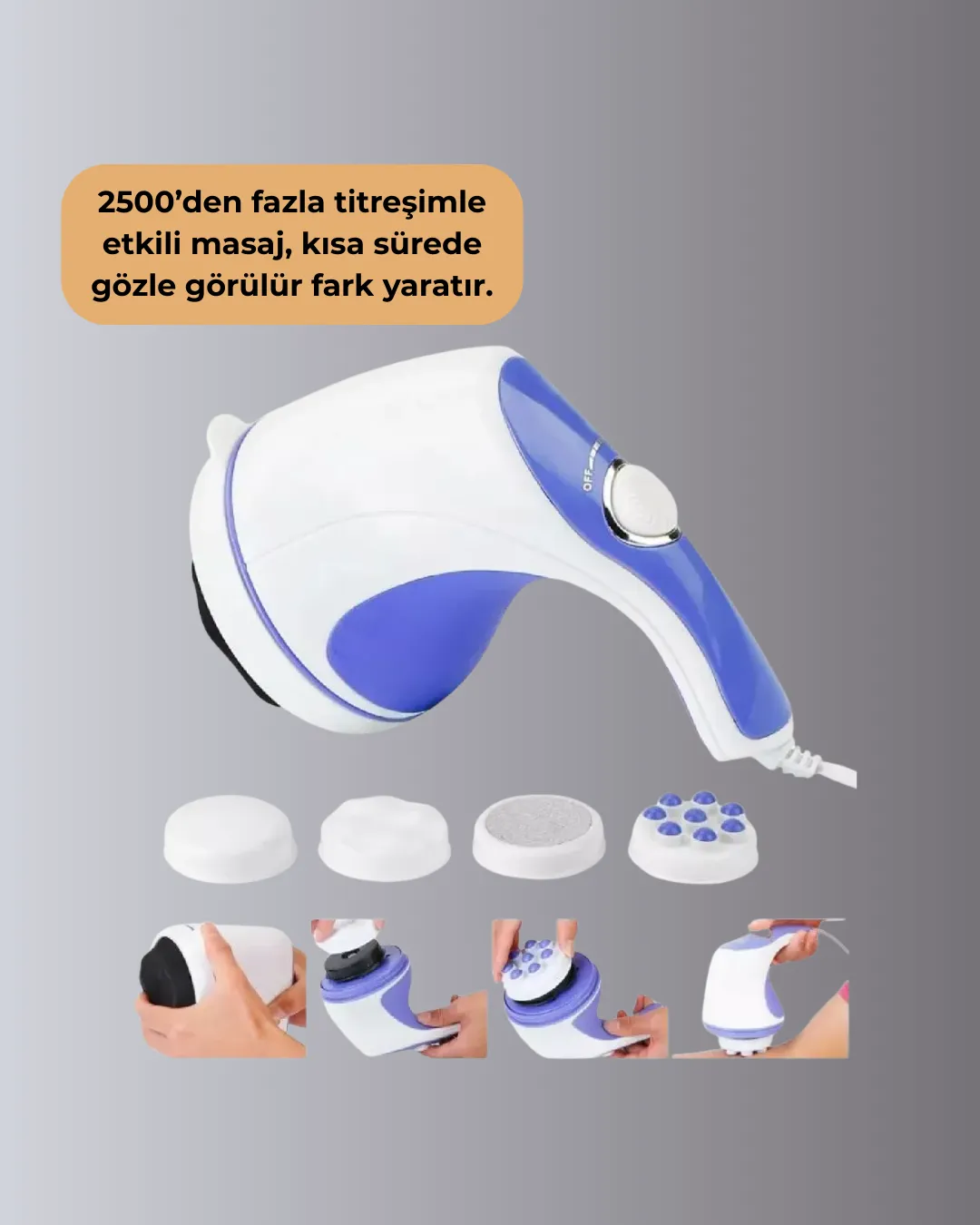 Ev Tipi Profesyonel Masaj Aleti – Tüm Vücut İçin Uygun