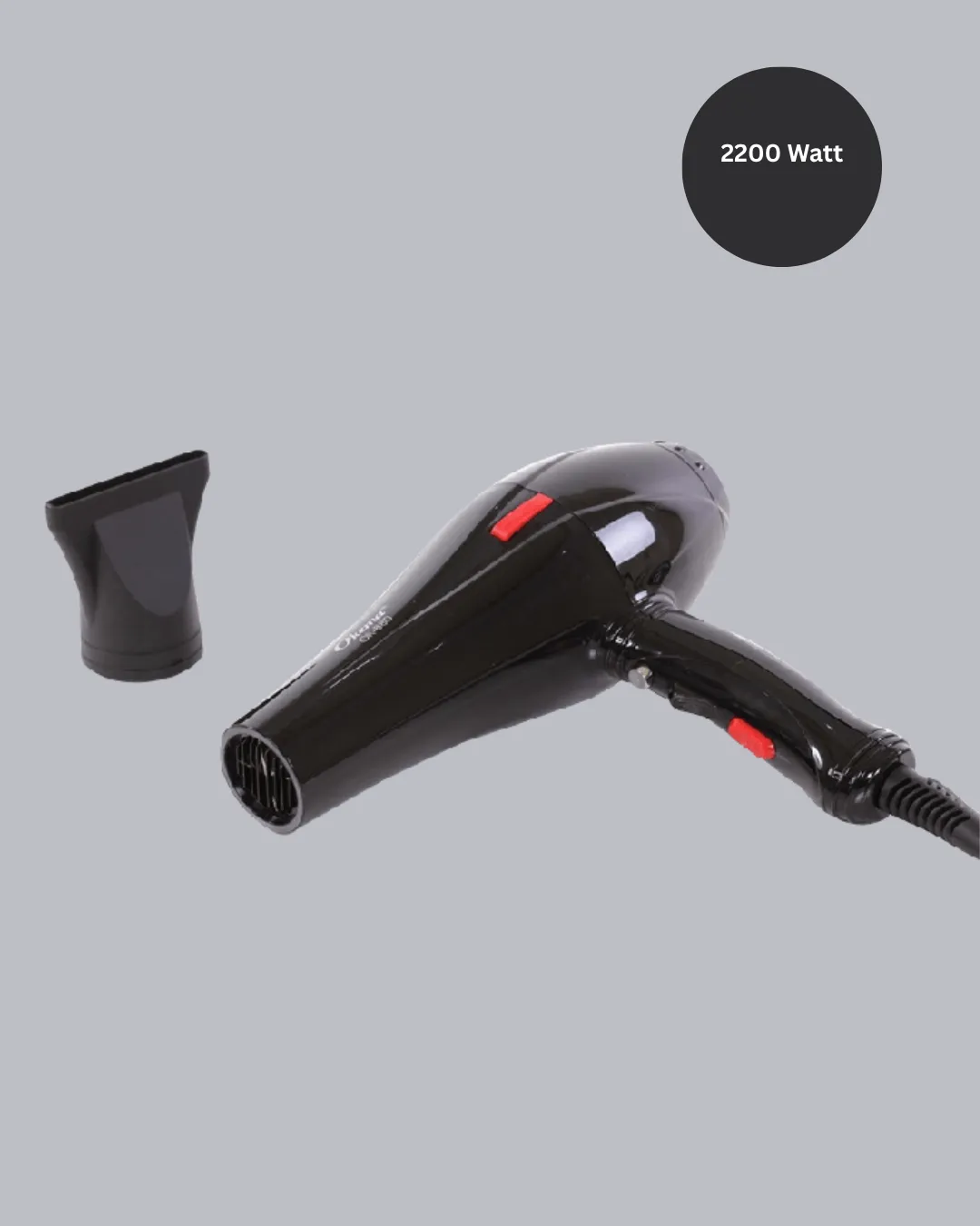 2200W AC Motor Saç Kurutma Makinesi Hafif ve Dayanıklı Tasarımlı