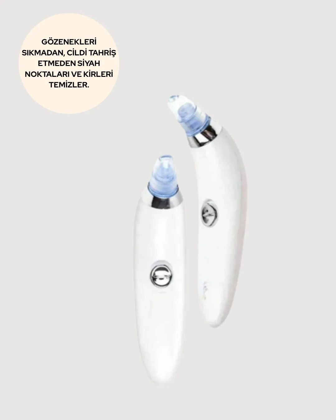 Gözenek Açıcı Buhar Etkili Vakumlu Siyah Nokta Temizleyici – Farklı Cilt Tiplerine Uygun