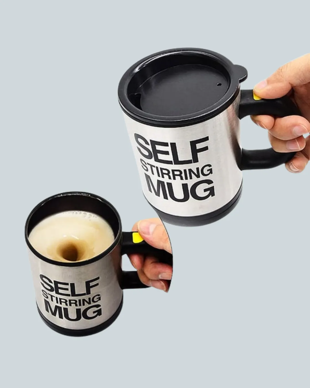 Otomatik Karıştırmalı Termos Kupa | Ergonomik Tasarım