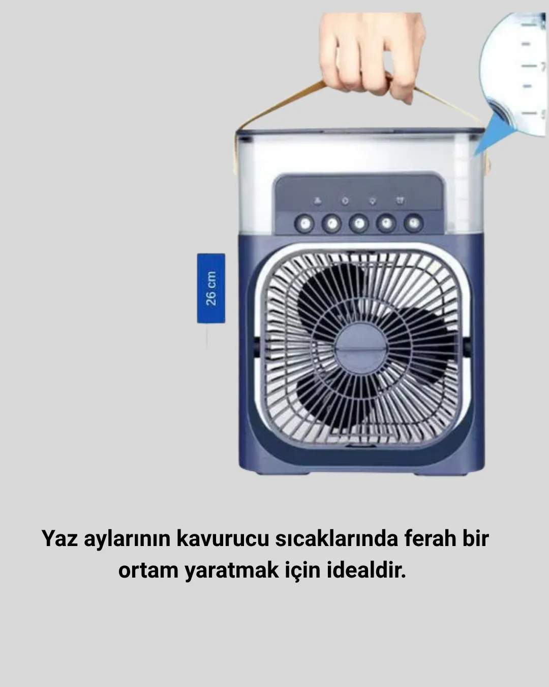 Turbo Teknolojili Ayarlanabilir Sessiz Masa ve Ofis Fanı
