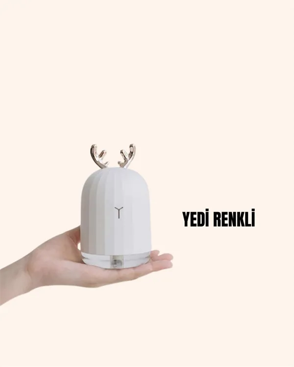 USB Şarjlı Mini USB Nemlendirici LED Işıklı Masaüstü Cihaz