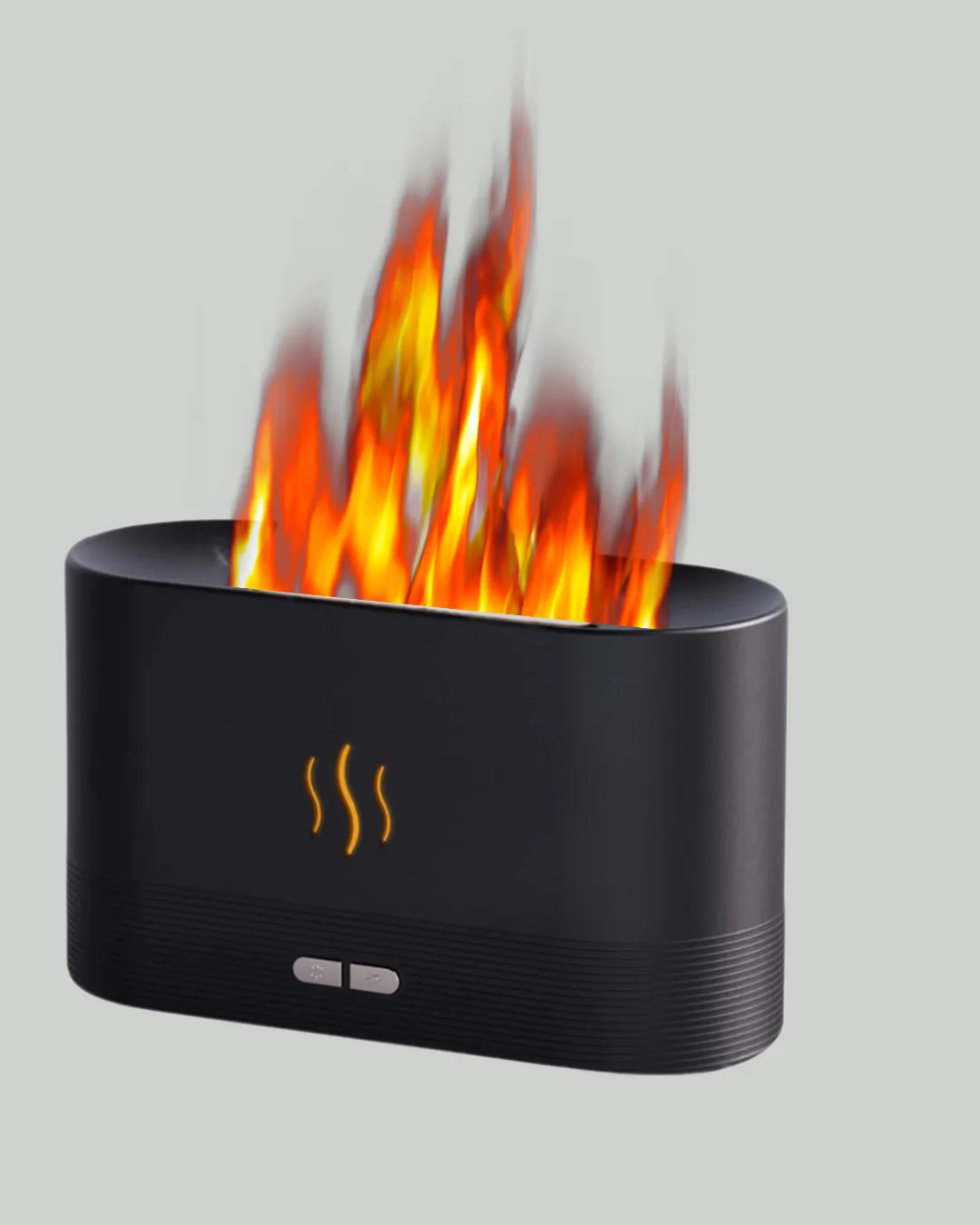 Modern Tasarımlı Alev Efektli LED Aromaterapi Hava Nemlendirici