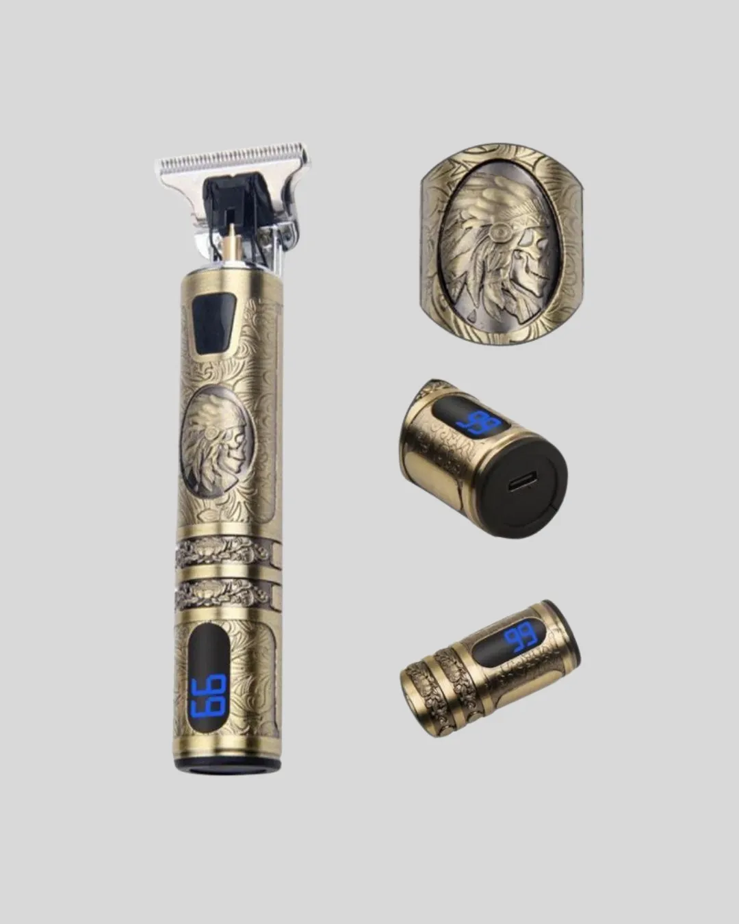 Kablosuz Şarjlı Profesyonel Tıraş Makinesi – 1800 mAh Lityum Pil