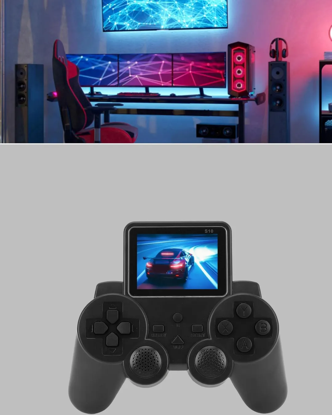Orijinal 2025 S10 Gamepad 520 Oyunlu HDMI TV Bağlantılı A Kalite Atari